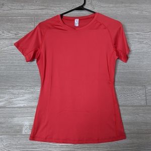 Workout Compression Crewneck Short-Sleeve Shirt